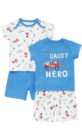 F&F 4 pcs Printed Set 12-18 Months