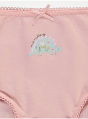 Dinosaurs Bow Briefs 10 Pack