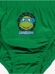 Teenage Mutant Ninja Turtles Green Briefs 5 Pack