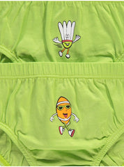 Green Fun Sport Briefs 10 Pack