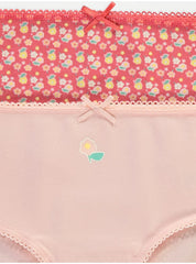 Pink Floral Briefs 10 Pack George UK