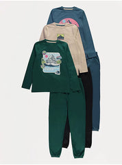 Blue Mountain Long Sleeve Pyjamas 3 Pack