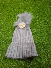 Primark Pom Pom Beanie Hat 5-9 years