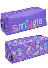 Smiggle Girls' Purple Multi Compartment Pencil Case