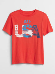USA Gap Logo Tee Large (10-11 years)
