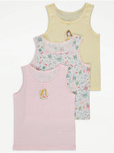Disney Princess Vests 3 Pack George 6-7 years