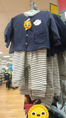 2PCS Romper And Hood Set George