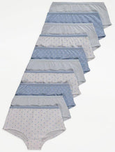 Printed Short Knickers 10 Pack Set- George , 12-13 Years