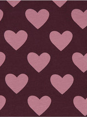 George Burgundy Heart Long Sleeve Pyjamas 3 Pack , 6-7 Years