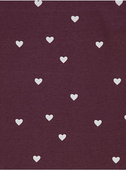 George Burgundy Heart Long Sleeve Pyjamas 3 Pack , 6-7 Years