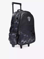Smiggle Football Trolley Backpack With Light Up Wheels