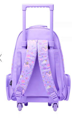 Smiggle Trolley Unicorn Backpack With Light Up Wheels