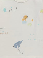 George Dino Animals Printed 3 Shirts Set
