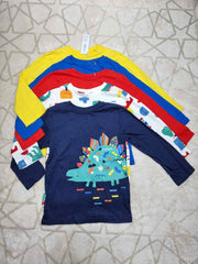 Dino Print 5 Shirts Set George UK 4-5 Years