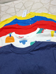 Dino Print 5 Shirts Set George UK 4-5 Years