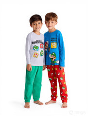Primark Mario hi Print Pajamas 2 Pack Set