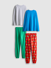 Primark Mario hi Print Pajamas 2 Pack Set