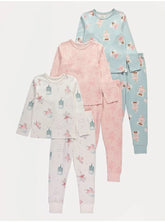 Fairy Long Sleeve Pyjamas 3 Pack George UK