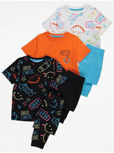 Dinosaur Fun Skate Pyjamas 3 Pack George UK