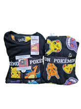 Primark Pokémon Pikachu Charizard Gengar Kids Fleece Pyjama Set