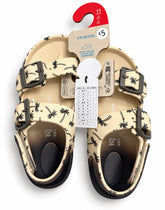 Primark Kids Palm Tree Printed Buckle Sandals