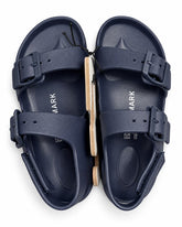 Primark Kids Navy Blue Double Buckle Sandals