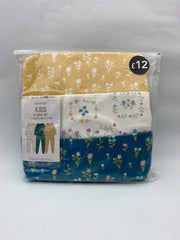George Patchwork Floral Long Sleeve Pyjamas 3 Pack , 6-7 Years