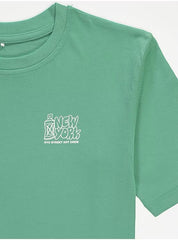 George Printed NewYork Art Crew 3 Shirts Set
