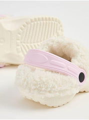 Panda Faux Fur Clog George Uk