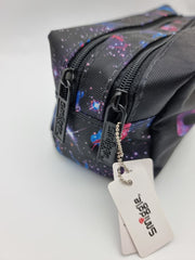 Smiggle UK Galaxy Print Double Zip Kids Pencil Case