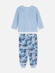 Disney Baby Stitch Soft Fleece Pyjama Set for Toddlers Primark