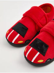 George UK Red Racing Car Cupsole Slippers