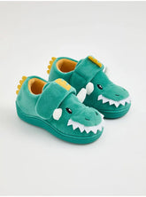 George UK Green 3D Dinosaur Spike Cupsole Slippers
