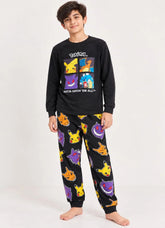 Primark Pokémon Pikachu Charizard Gengar Kids Fleece Pyjama Set