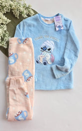 Primark Disney Stitch & Angel Plush Fleece Pyjama Set