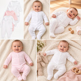 Mini Hearts Sleepsuits 5 Pack George Uk