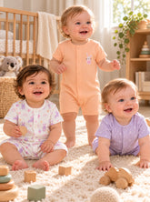 Paster Bunny Heart Rompers 3 Pack - George Uk 9-12 months