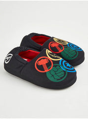Marvel The Avengers Grey Mule Slippers Uk 2 / Euro 34