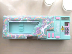 Smiggle Unicorn Blue Geometry