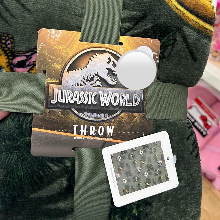 Primark Jurrasic Park Throw