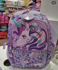 Smiggle Purple Unicorn Classic  Backpack