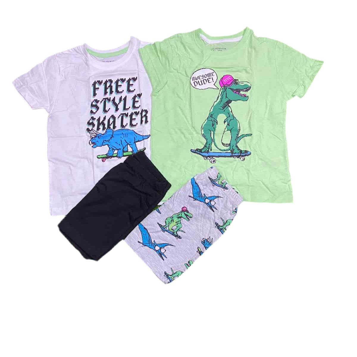 2pk Dino Short Pyjamas Primark