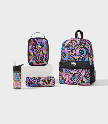 Smiggle Black Colorful Bag Set