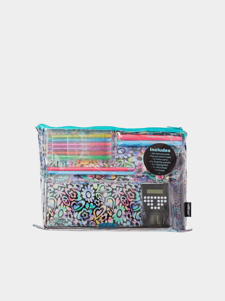 Smiggle Pencil Case With Notebook And Pouch