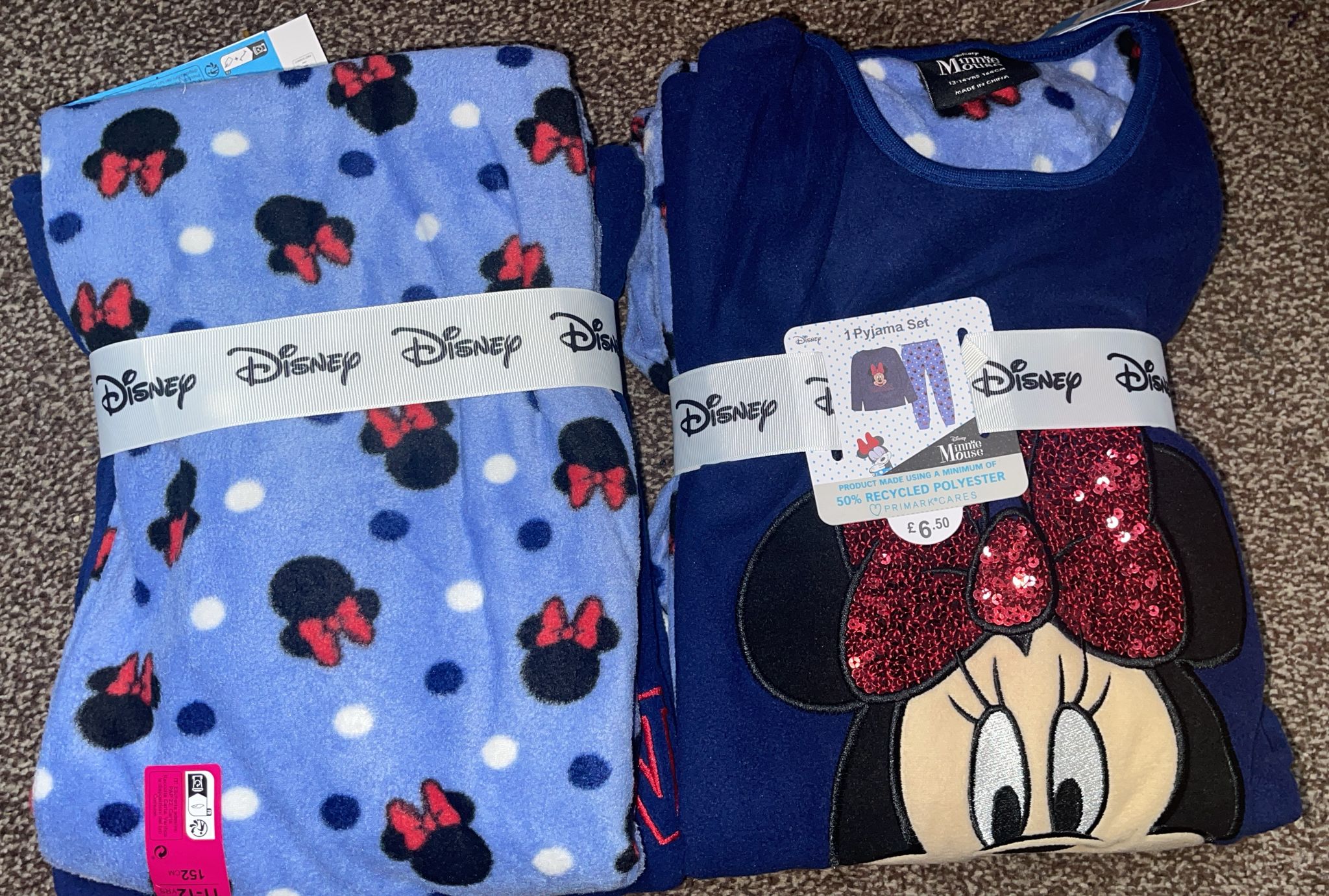 Fleece Minnie Pyjamas Set Primark