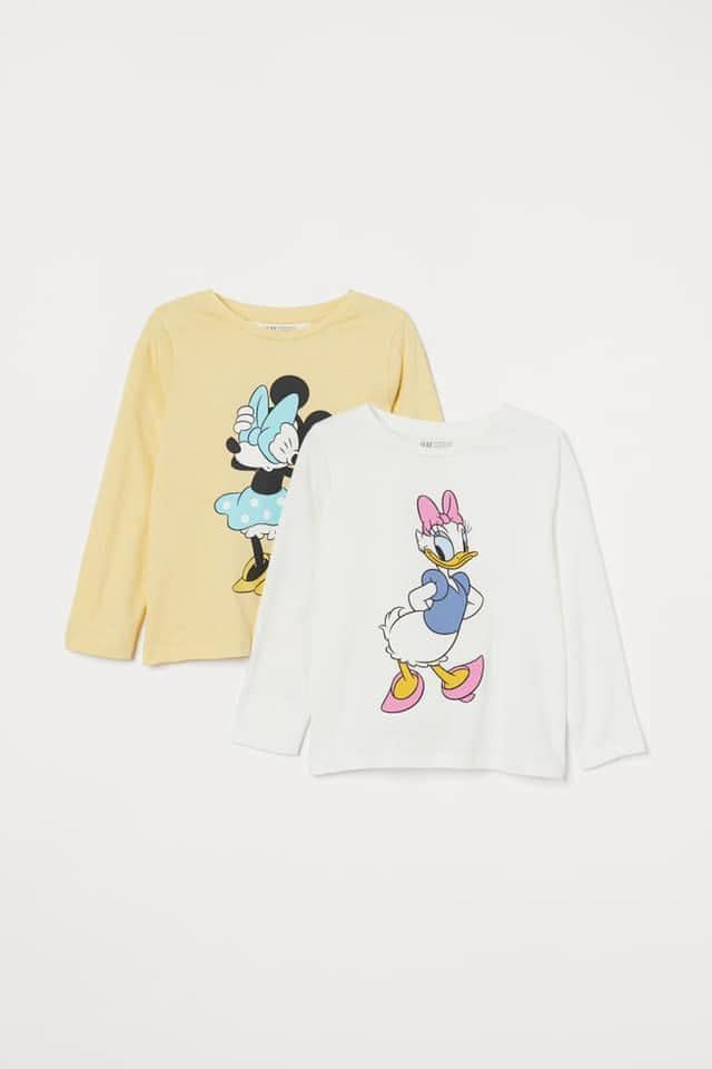 Minnie and Donald Duck Shirts Set H&M