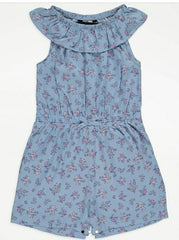 George UK Floral Print Jumpsuit 3-4 Years