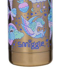 Insulated Stainless Steel Bottle 500ml Gold Smiggle UK