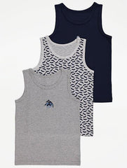 George Batman Vests 3 Pack - 18-24 Months