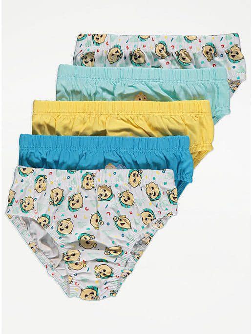 Cocomelon Print Briefs 5 Pack